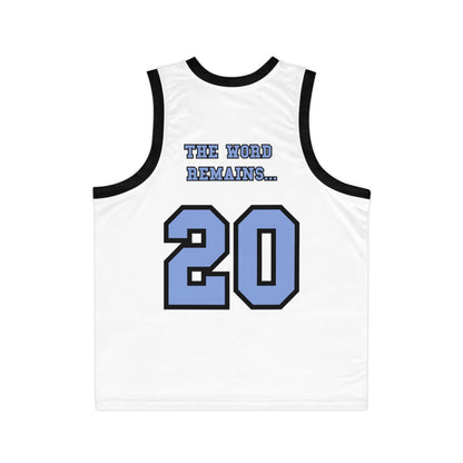 The Word Remains (Home) Basketball Jersey