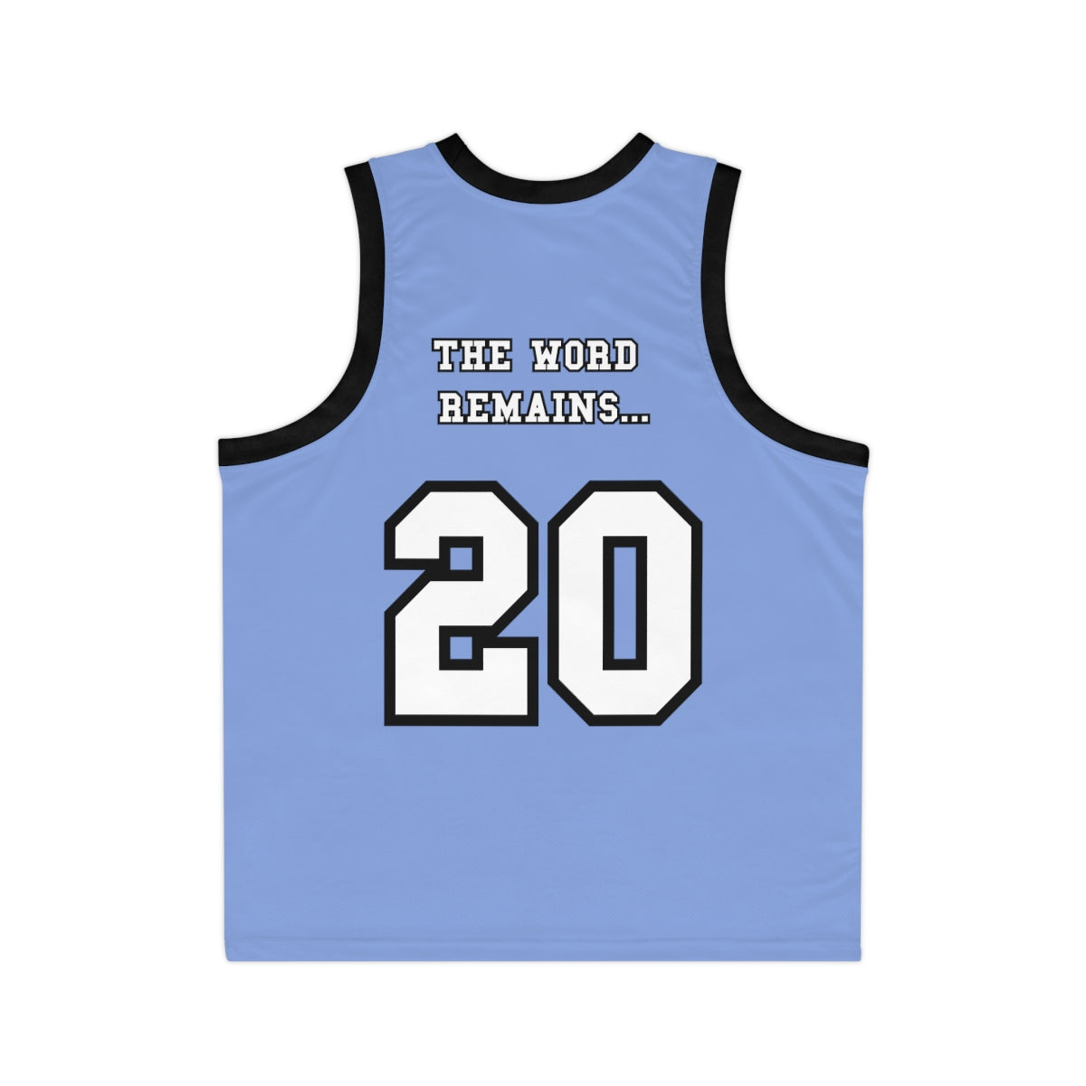 The Word Remains (Swingman) Basketball Jersey